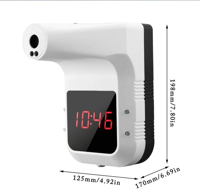 BASOYO Infrarot-Wand-Infrarot-Laser-Temperatursensor, tragbare berührungslose digitale Fiebermessung – Bild 3