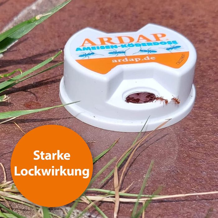 ARDAP Ameisenköder 3 Dosen Ameisenköderbox als Ameisenfalle Ameisen bekämpfen leicht gemachter Ameisenköder für den Innen- und Außenbereich gegen Ameisen im Haus mit neuartigem Ködergel Ameisengift – Bild 5